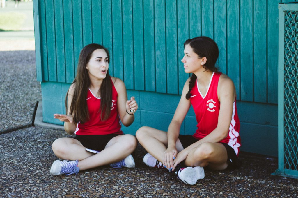two teen girls depicting manipulative teen friendships